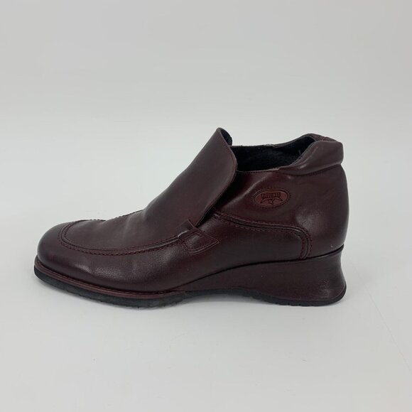 Pikolino Garnet Red Wedge Ankle Boots Booties Slip On Womens 39 - Picture 3 of 9